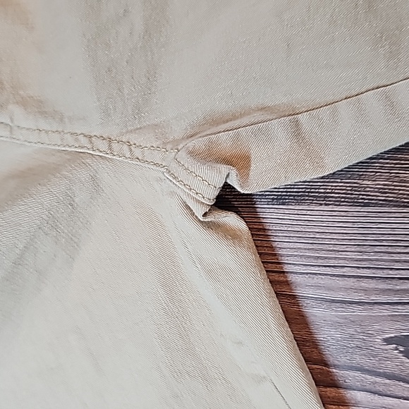 NEW STYLE & CO TAN TUMMY CONTROL CAPRI PANTS - Picture 6 of 11